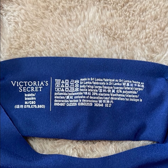 NWOT Victoria’s Secret Blue Bralette – Size M - Picture 3 of 8